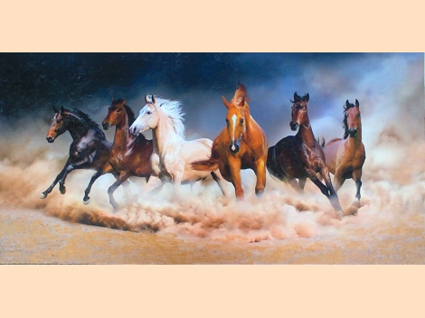 Horses - 14, canvas print