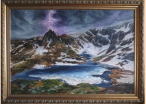 ”Миг преди бурята”, връх Харамията с езерото Близнака